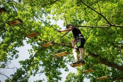 High rope park and zip lines – Fun Parc Brumath - Bonjour Alsace
