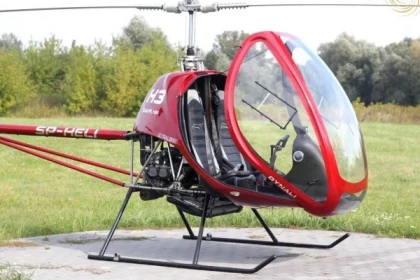 First flight in a microlight helicopter - Bonjour Alsace