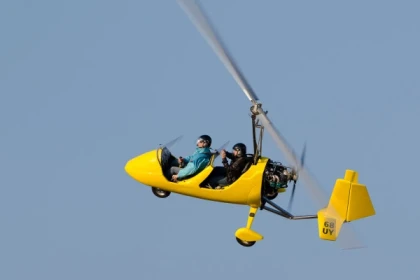 Discovery of Eguisheim in a microlight autogyro - Bonjour Alsace