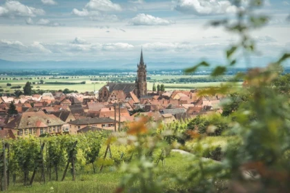 Village avec vignes