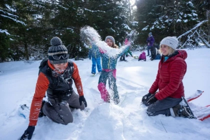 P'tits Trappeurs snowshoe outing - Bonjour Alsace