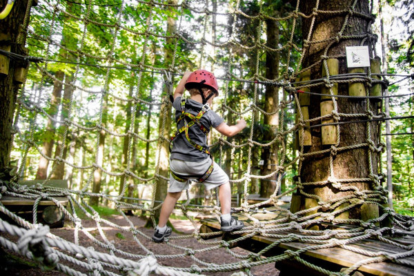 High rope course and zip lines - Parc Alsace Aventure - Bonjour Alsace