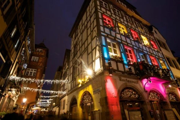 Christmas lights tour by pedicab - Bonjour Alsace
