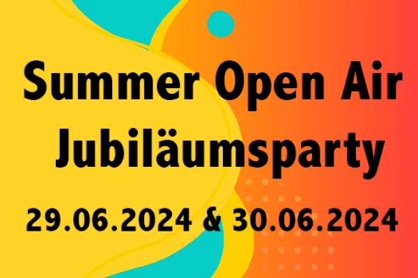 Summer Open Air Party (25 Years) - Bonjour Alsace