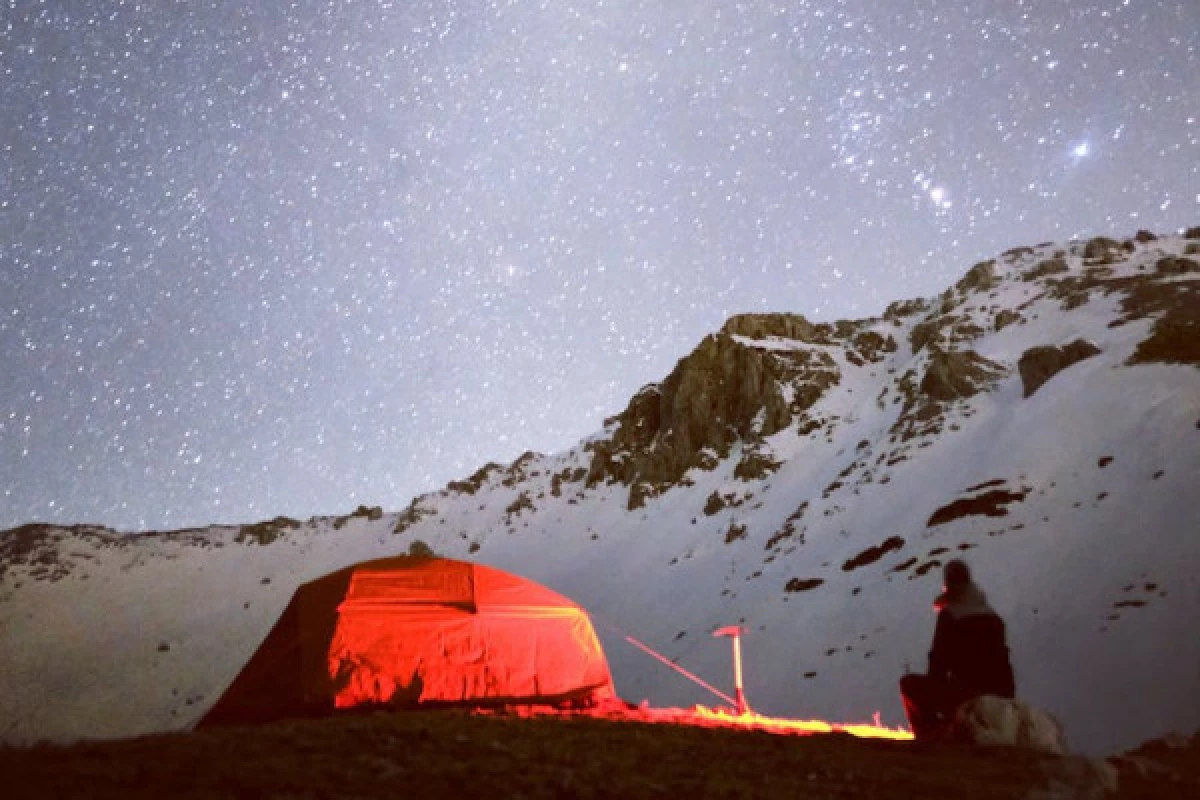 Snowshoe bivouac weekend - Bonjour Alsace