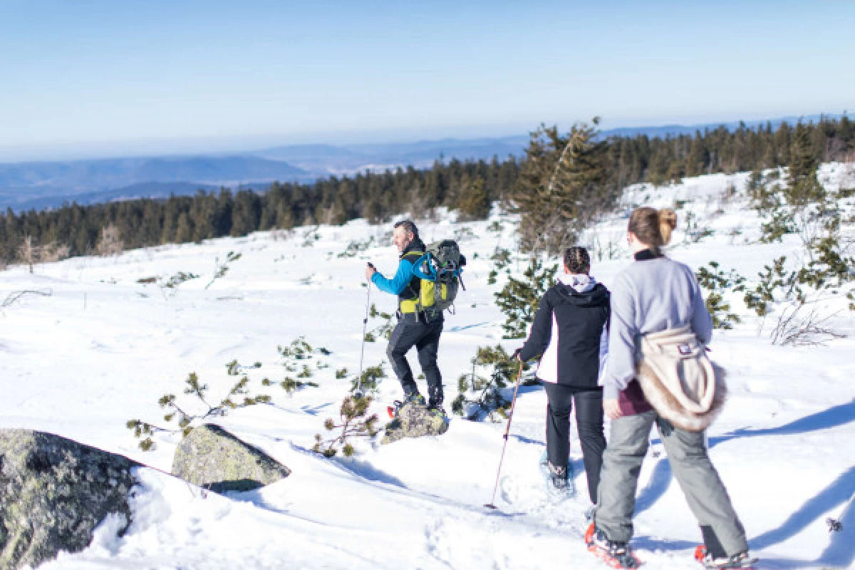 Family snowshoe outing - Bonjour Alsace