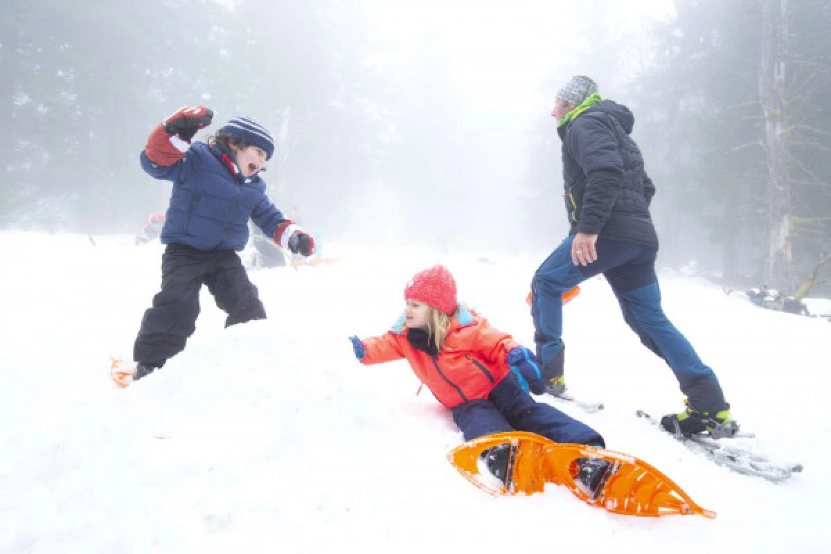 P'tits Trappeurs snowshoe outing - Bonjour Alsace