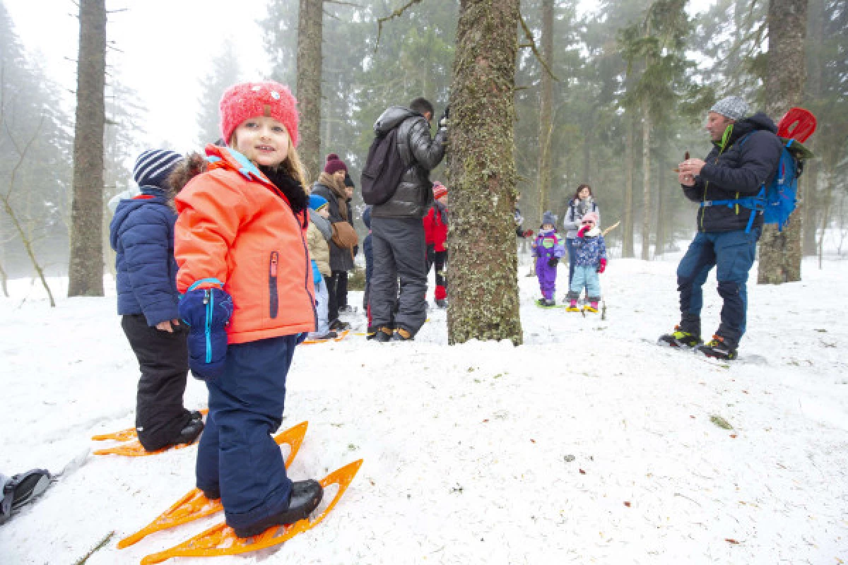 P'tits Trappeurs snowshoe outing - Bonjour Alsace